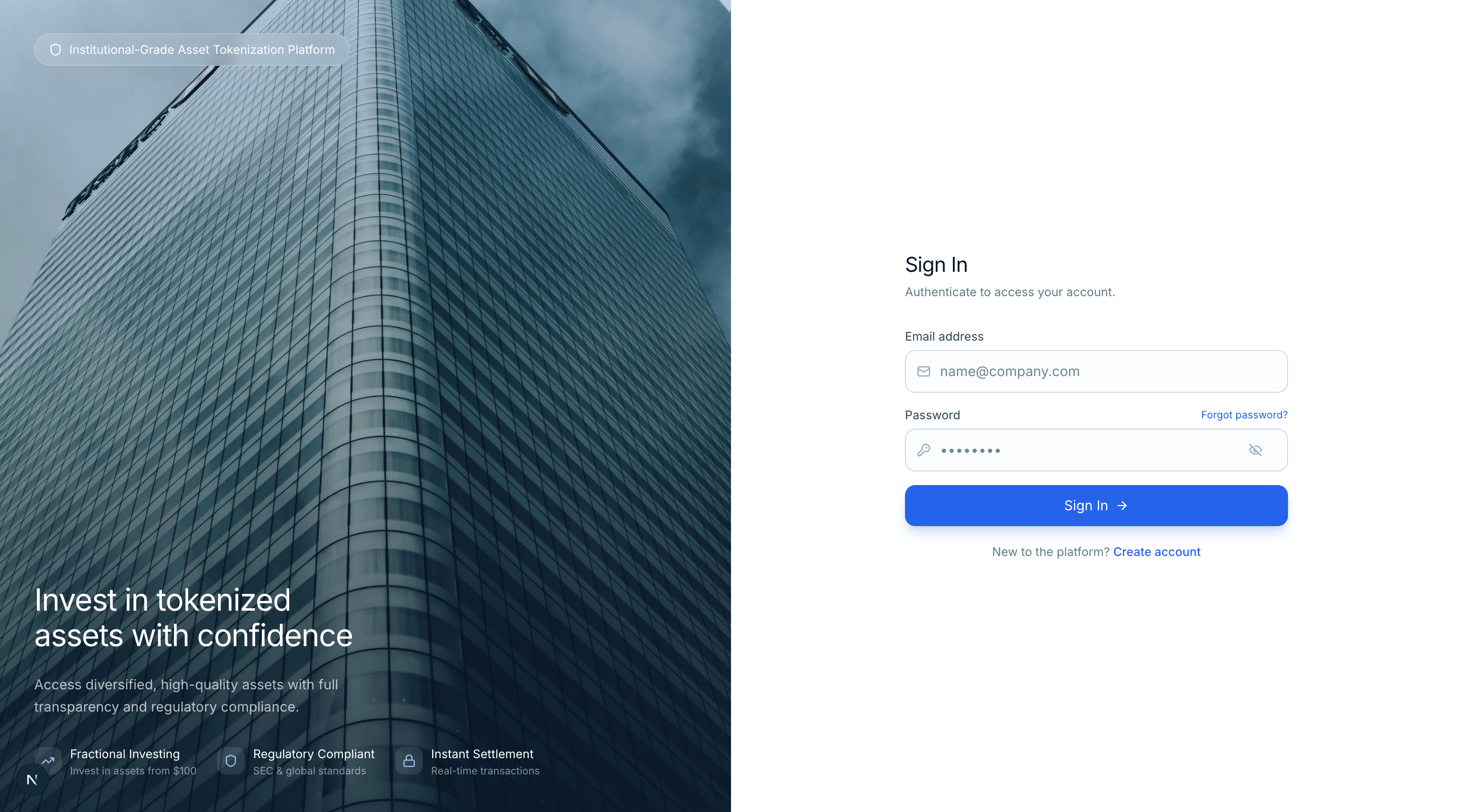 Tokenized Asset Platform